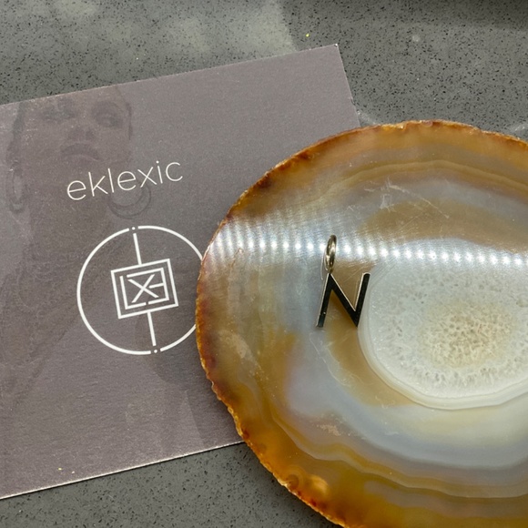 10K Gold Plated “N” charm,  Never worn - Picture 3 of 3